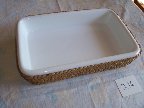 Crate barrel white ceramic - barrel,