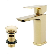 Brushed Brass Basin Mono Mixer