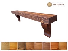 Solid Pine Beam Mantle Piece