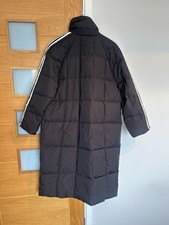 Film Fashion Long Black Padded Coat – Goose Down Blend Size L