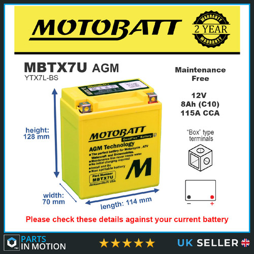 Mbtx7u motobatt quadflex - quadflex, agm