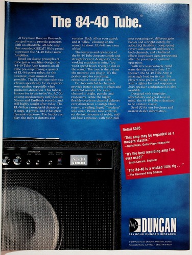 Seymour duncan tube - seymour, 84-40