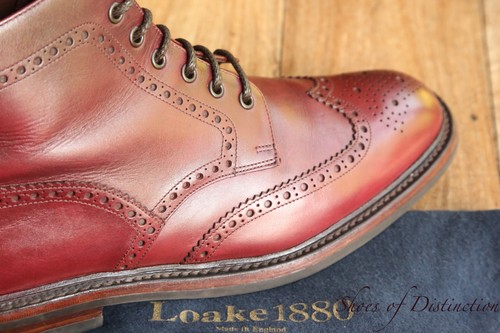 Loake 1880 burford - loake, burgundy