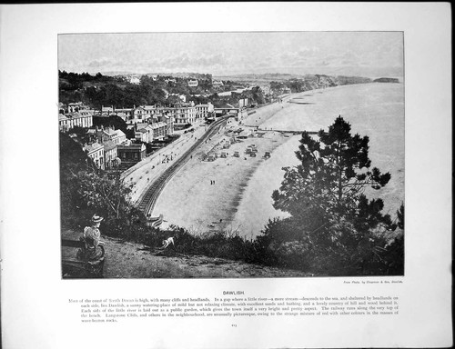 Old print dawlish - print,