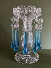 Vintage Turquoise Blue Crystal