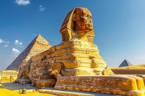 Egyptian pyramids canvas - pyramids,