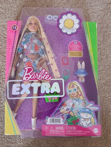 Barbie extra doll floral - barbie,