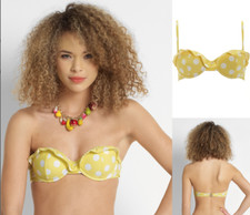 Monsoon Yellow White Polkadot