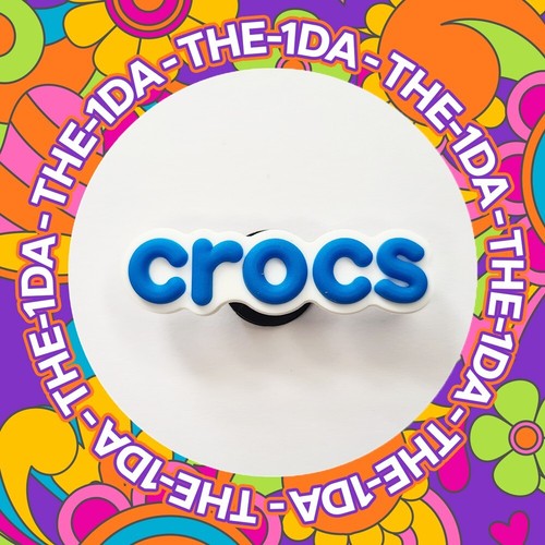 Super cute blue crocs badge - cute,