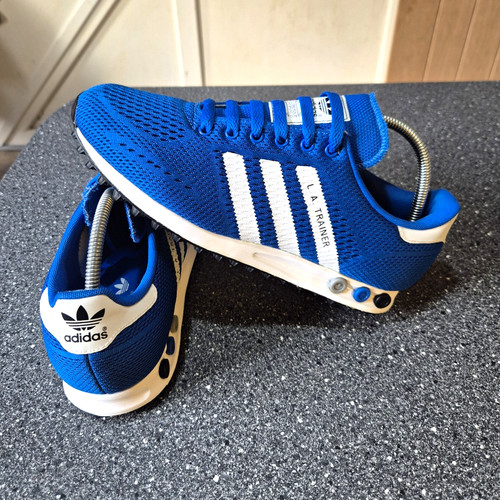 Adidas trainer blue - trainer, white