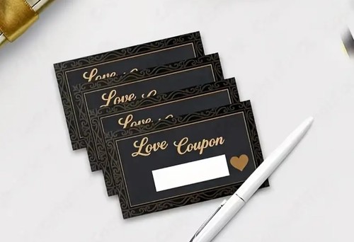 Love coupons scratch cards - scratch,