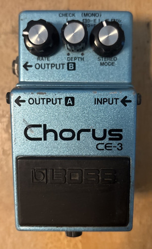 Boss chorus guitar effect - chorus,