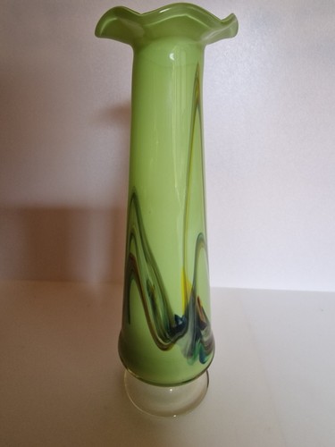 Vintage 1970s green art - 1970s, vase