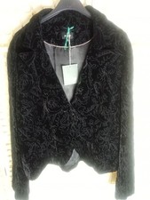 HOBBS UK 16 Black Velvet