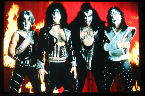 Kiss band photo - kiss, transparency