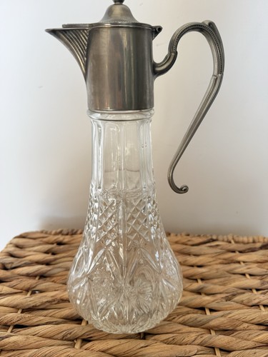 Antique silver plated - silver, claret