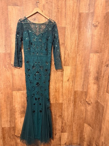 Emerald green beaded sequin - emerald,