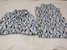 Love To Lounge Blue Penguin Pyjamas Size 8-10