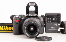 Nikon D40X CCD 6.1MP *Exc+ *Low Shutt 18-55mm VR AF-S Lens Digital SLR Camera