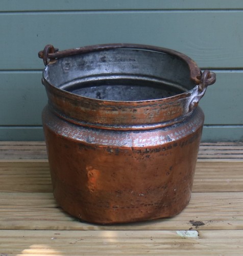 Antique hammered copper - hammered,