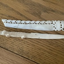 Vintage Faux Ivory Carved