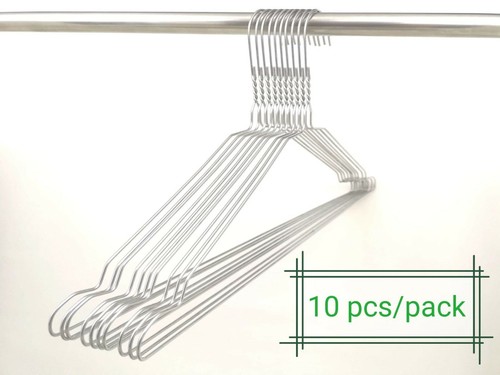 Wire metal coat hanger - 10, suit