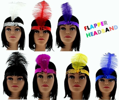 Headband sequins flapper - headband,