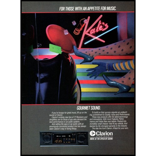 1984 clarion car audio - car, vintage