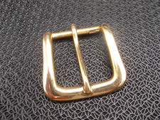 SOLID BRASS CHUNKY BELT BUCKLE [ 3/4" - 1.5" ][ 20 mm - 38 mm ] + Loop IF NEEDED