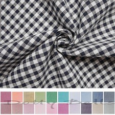 100% Cotton Gingham Fabric