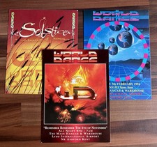 World dance rave flyers - world, x3