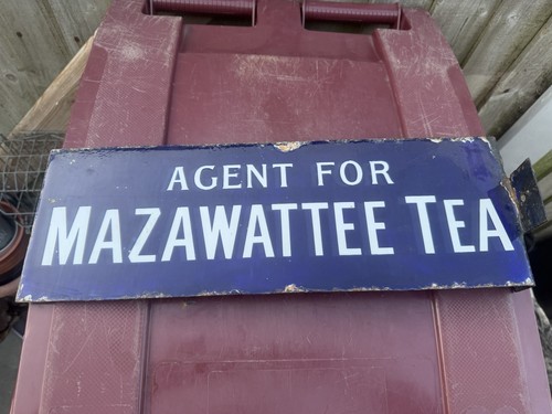 Mazawattee tea flanged - mazawattee,