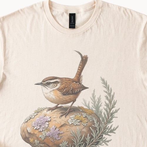 Wren perched a - perched,