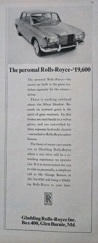 1968 gladding rolls royce - 1968,