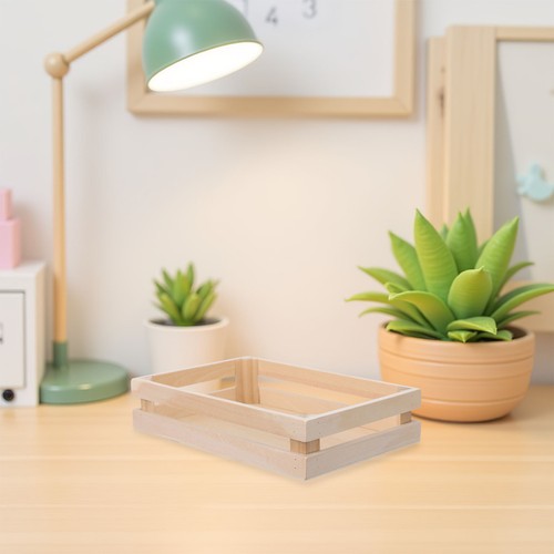 Pcs qieqile wooden basket - wooden,