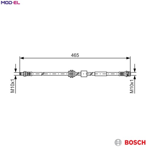 Brake hose 987 481 451 - hose,