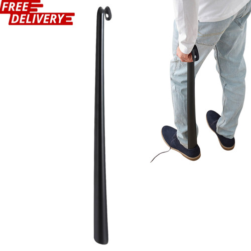 Extra long metal shoe - long, horn