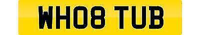 Private number plate wh08 - private,