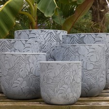25cm Tropical Planter/ Pot