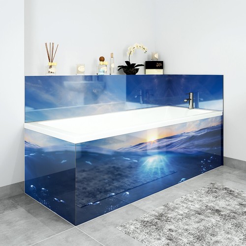 Bath panels printed - panels, on