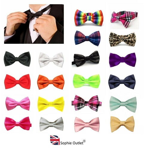 Mens bow tie clip pre - clip, tied