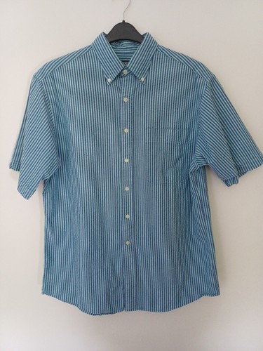Men lands end blue striped - blue,