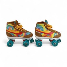 Rookie Roller Skates Boxed Legacy V2 Tie Dye UK 5 Retro Disco Preloved