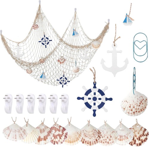 Decorative fishing net 2m - decorative,