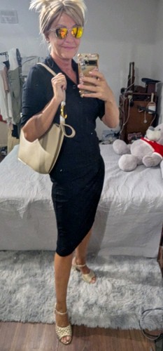 Zara georges black ribbed - ,