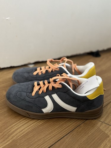 Navy suede trainers size - size, 5