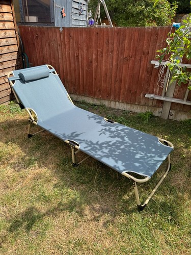 Folding garden sun lounger - folding,