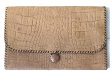 Vintage Crocodile Leather