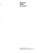 Service manual for Quad FM 3