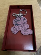 Coach Boxed Minnie Mouse Boombox Bag Charm - new in box
